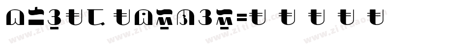 Broad Avenue字体转换
